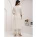 Picture of Classy Silk Off White Readymade Salwar Kameez