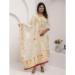 Picture of Classy Silk Off White Readymade Salwar Kameez