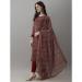 Picture of Splendid Chiffon Maroon Readymade Salwar Kameez