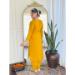 Picture of Amazing Chiffon Dark Orange Readymade Salwar Kameez
