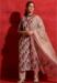 Picture of Statuesque Chiffon Rosy Brown Readymade Salwar Kameez