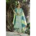Picture of Chiffon Dark Sea Green Readymade Salwar Kameez