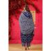 Picture of Chiffon Dark Slate Blue Readymade Salwar Kameez