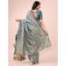 Picture of Graceful Cotton Light Slate Grey Saree