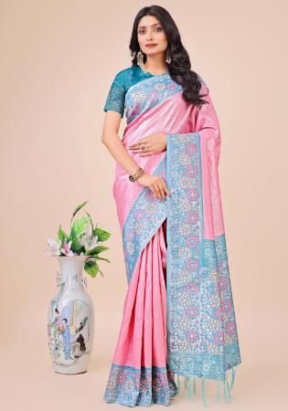 Picture of Stunning Silk Thistle Saree