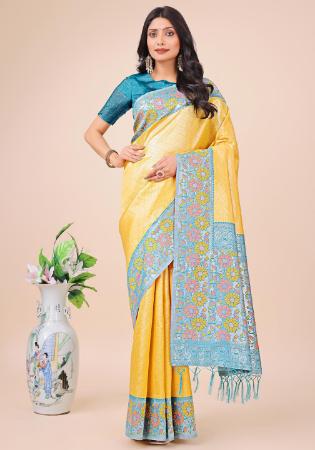 Picture of Taking Silk Khaki Saree