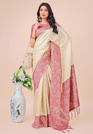 Picture of Fine Silk Light Coral Saree