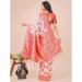 Picture of Gorgeous Cotton & Linen Indian Red Saree