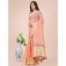 Picture of Shapely Organza Dark Salmon Saree