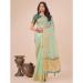 Picture of Pleasing Organza Dark Sea Green Saree