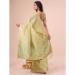 Picture of Splendid Organza Pale Golden Rod Saree