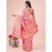 Picture of Fascinating Organza Light Coral Saree