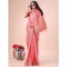 Picture of Fascinating Organza Light Coral Saree