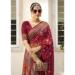 Picture of Shapely Silk Saddle Brown Saree