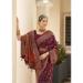 Picture of Beautiful Silk Brown Saree