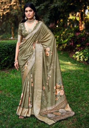 Picture of Admirable Cotton & Silk Rosy Brown Saree