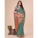 Picture of Resplendent Cotton & Linen Medium Sea Green Saree