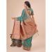 Picture of Resplendent Cotton & Linen Medium Sea Green Saree