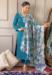 Picture of Chiffon Light Sea Green Readymade Salwar Kameez