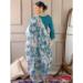 Picture of Chiffon Light Sea Green Readymade Salwar Kameez