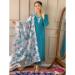 Picture of Chiffon Light Sea Green Readymade Salwar Kameez