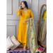 Picture of Elegant Chiffon Orange Readymade Salwar Kameez