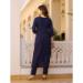 Picture of Taking Chiffon Navy Blue Readymade Salwar Kameez