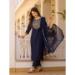 Picture of Taking Chiffon Navy Blue Readymade Salwar Kameez