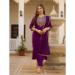Picture of Sightly Chiffon Purple Readymade Salwar Kameez