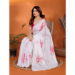 Picture of Pretty Chiffon White Saree