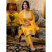 Picture of Alluring Silk Yellow Readymade Salwar Kameez