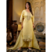 Picture of Exquisite Silk Light Yellow Readymade Salwar Kameez