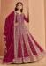 Picture of Nice Georgette Brown Anarkali Salwar Kameez