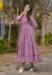 Picture of Radiant Rayon Rosy Brown Readymade Gown