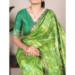 Picture of Elegant Silk Forest Green Saree