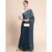 Picture of Comely Georgette Dark Slate Grey Saree