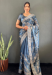 Picture of Marvelous Chiffon Slate Grey Saree
