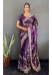 Picture of Splendid Chiffon Purple Saree