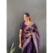 Picture of Splendid Chiffon Purple Saree