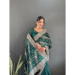 Picture of Lovely Chiffon Steel Blue Saree