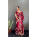 Picture of Fascinating Chiffon Crimson Saree