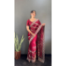 Picture of Fascinating Chiffon Crimson Saree