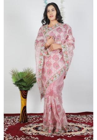 Picture of Radiant Organza Thistle Saree