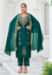 Picture of Graceful Silk Dark Green Readymade Salwar Kameez