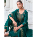 Picture of Graceful Silk Dark Green Readymade Salwar Kameez