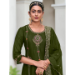 Picture of Statuesque Silk Green Readymade Salwar Kameez