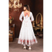 Picture of Georgette White Smoke Readymade Salwar Kameez