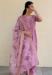 Picture of Net & Silk Rosy Brown Readymade Salwar Kameez