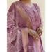 Picture of Net & Silk Rosy Brown Readymade Salwar Kameez