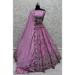 Picture of Charming Chiffon Rosy Brown Lehenga Choli